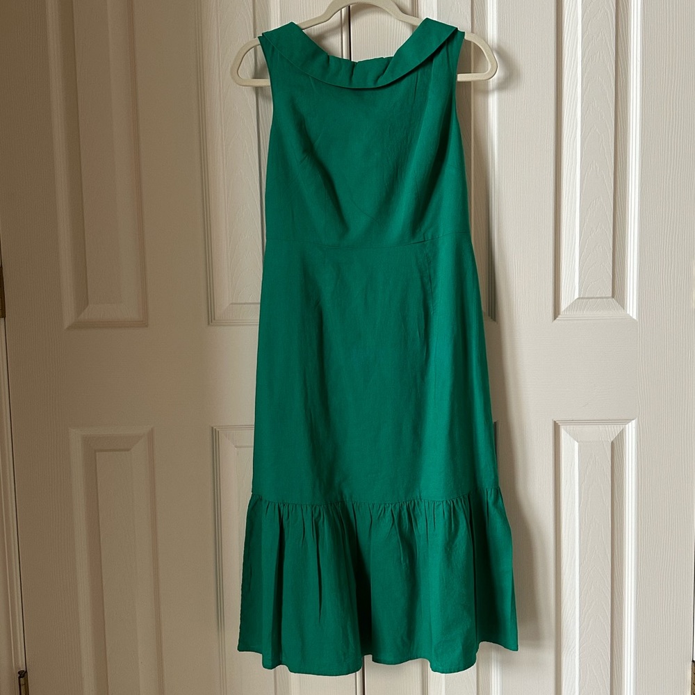 Boden linen blend dress
